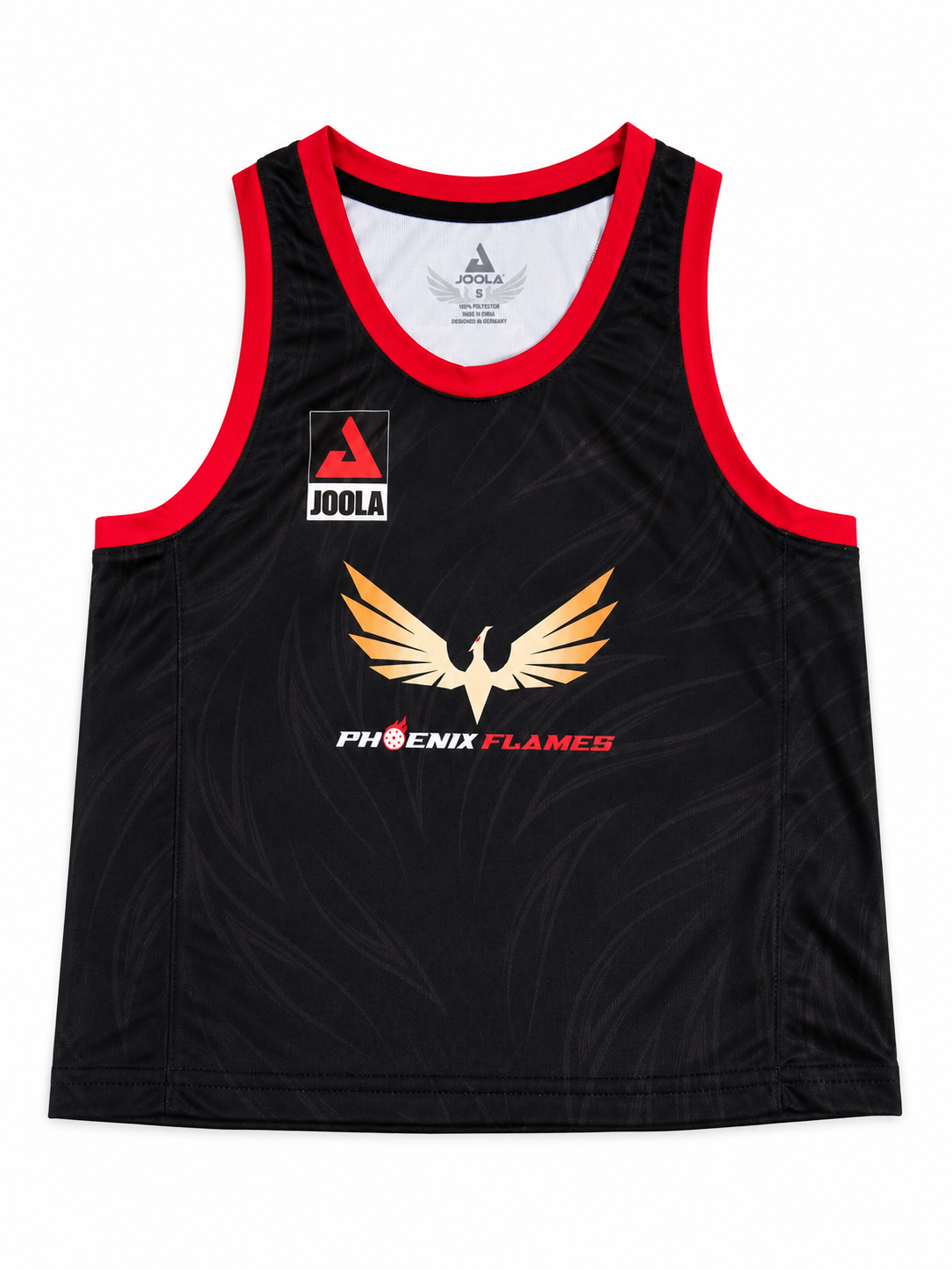 Phoenix Flames Women's Jersey Cropped Tank - Black