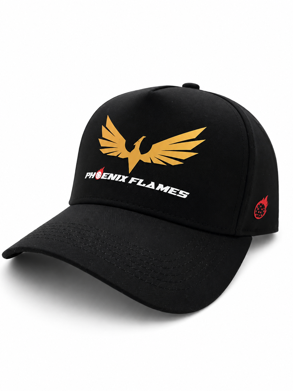 Phoenix Flames Silicone Hat - Black