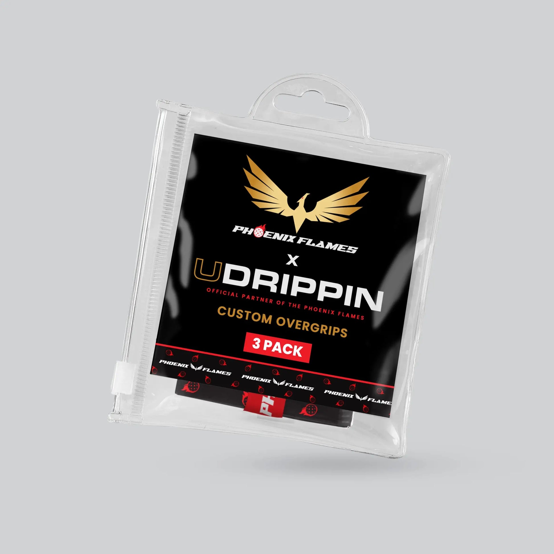 Phoenix Flames x UDrippin Overgrips - Black