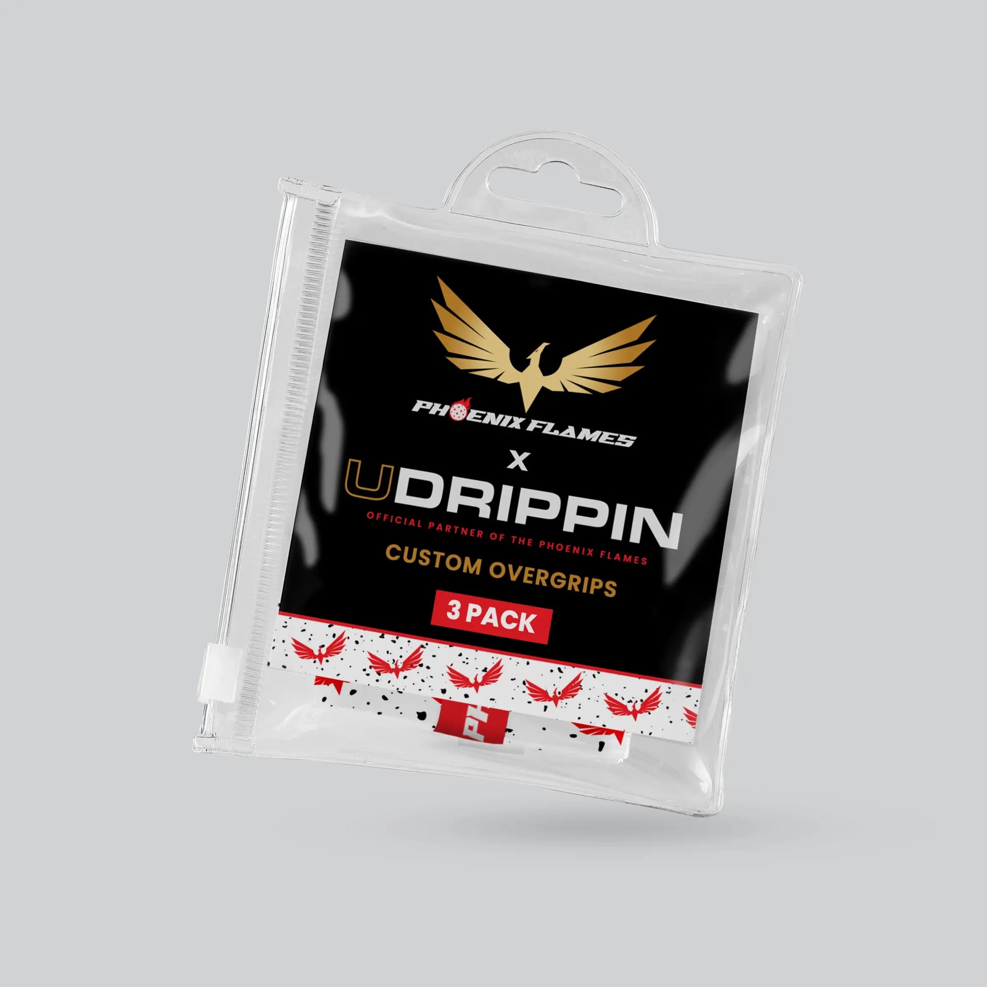 Phoenix Flames x UDrippin Overgrips - White